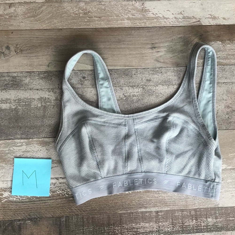 Light blue Fabletics Sports bra